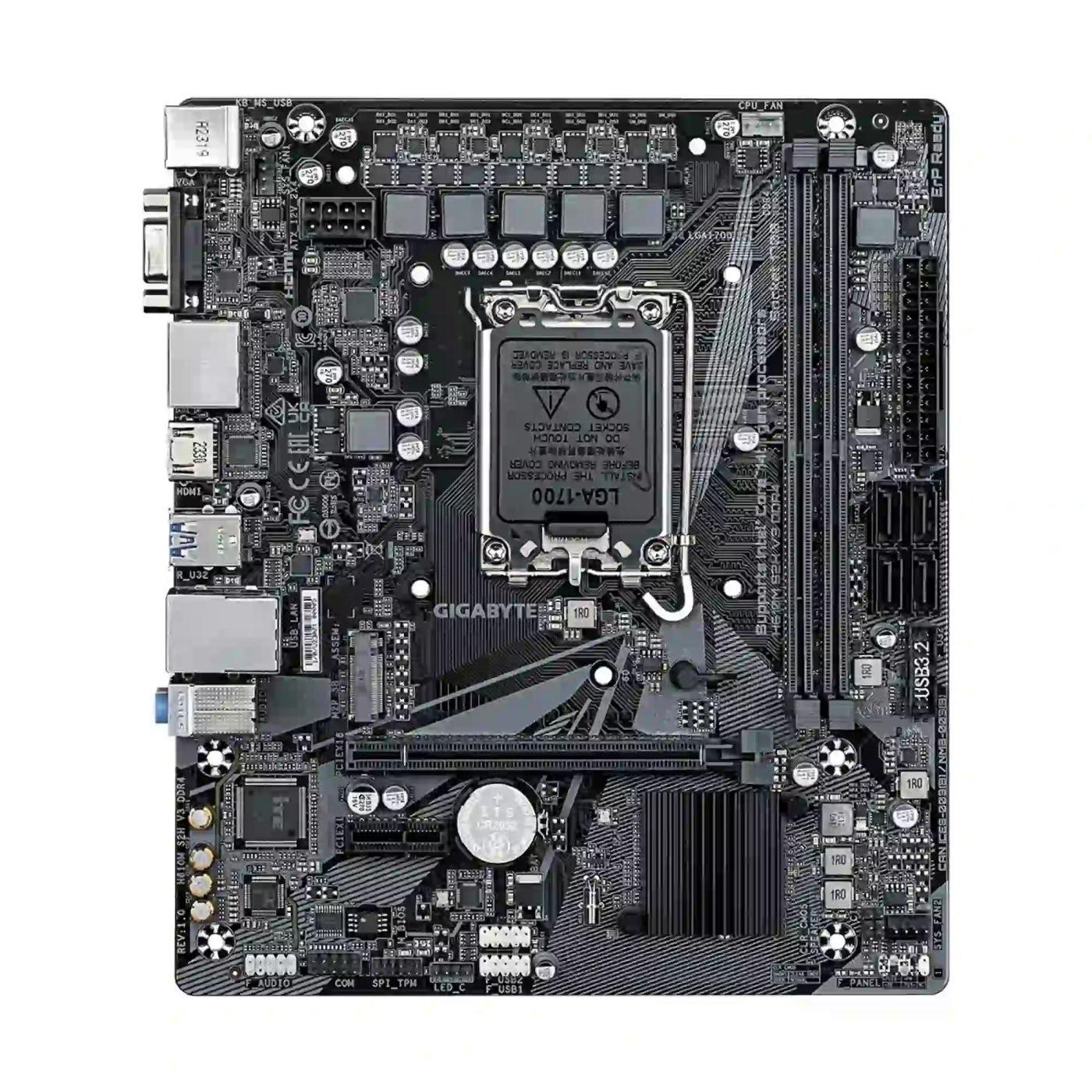 Купить Материнская плата GIGABYTE H610M S2H V3 DDR4 - фото 1