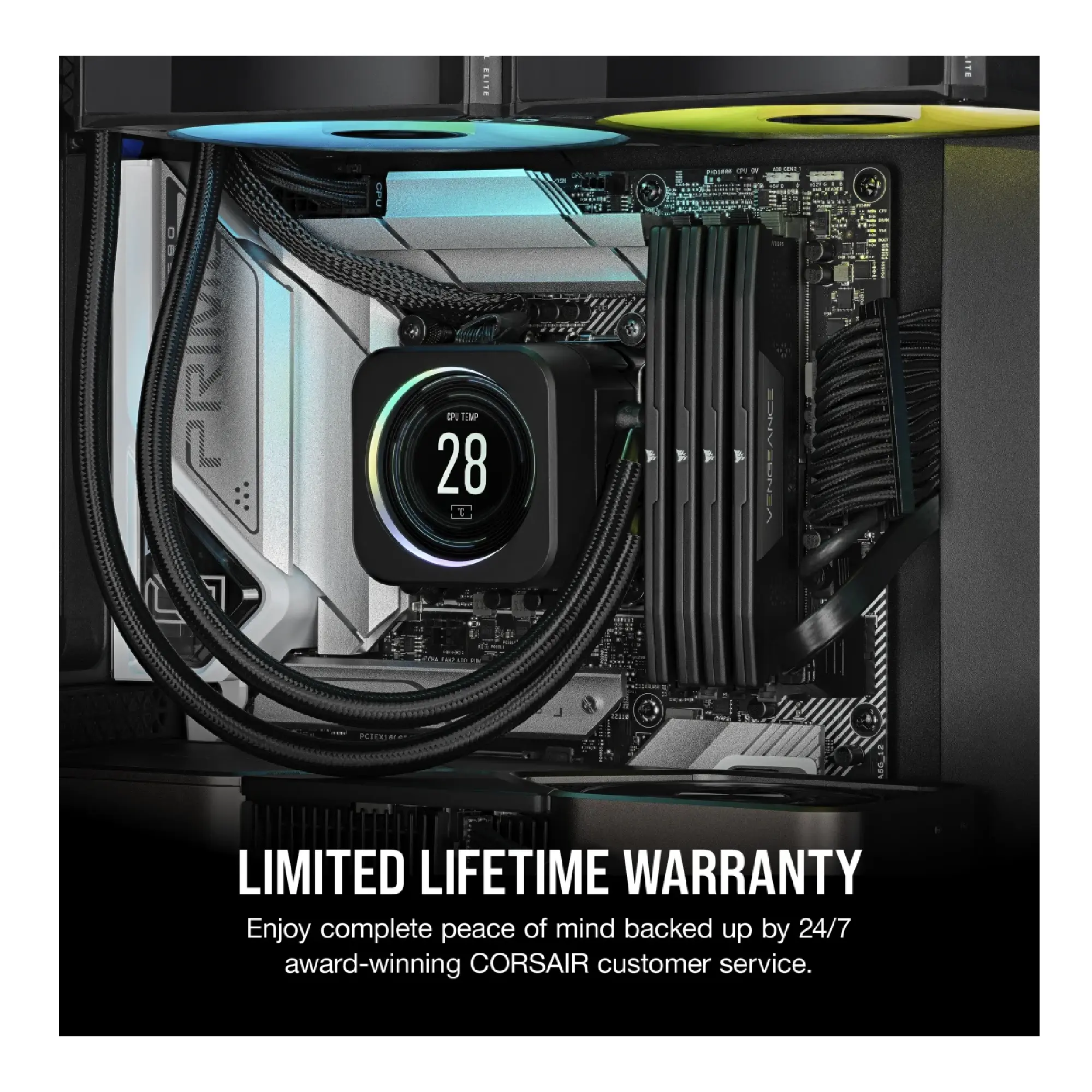 Купить Модуль памяти Corsair Vengeance Black DDR5-5200 48GB (2x24GB) CL38-38-38-84 1,25V (CMK48GX5M2B5200C38) - фото 5