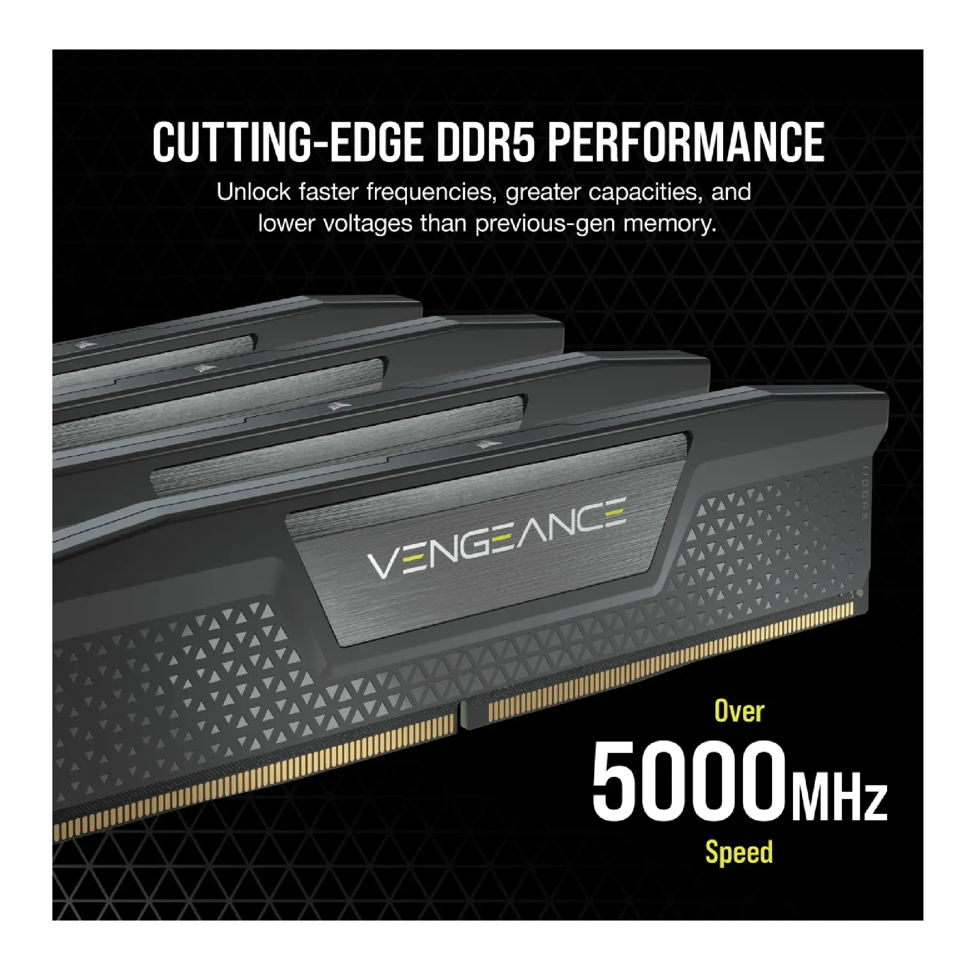 Купить Модуль памяти Corsair Vengeance Black DDR5-5200 48GB (2x24GB) CL38-38-38-84 1,25V (CMK48GX5M2B5200C38) - фото 6