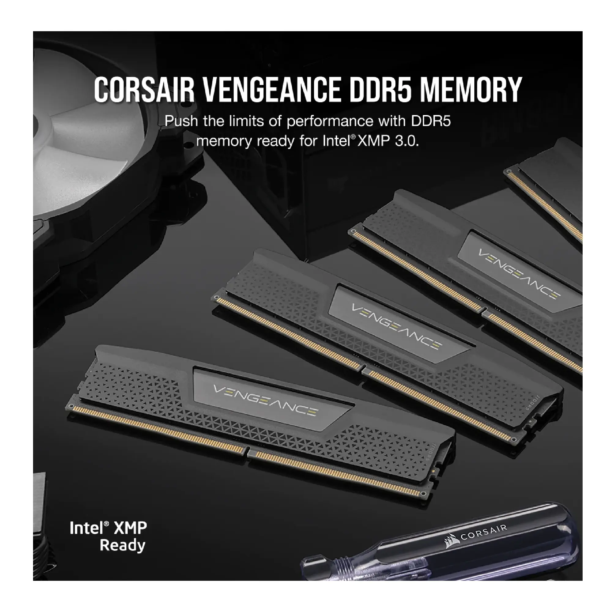 Купить Модуль памяти Corsair Vengeance Black DDR5-5200 48GB (2x24GB) CL38-38-38-84 1,25V (CMK48GX5M2B5200C38) - фото 7