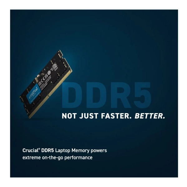 Купити Модуль пам'яті Crucial DDR5-4800 32Gb CL40 1,1V SODIMM (CT32G48C40S5) - фото 2