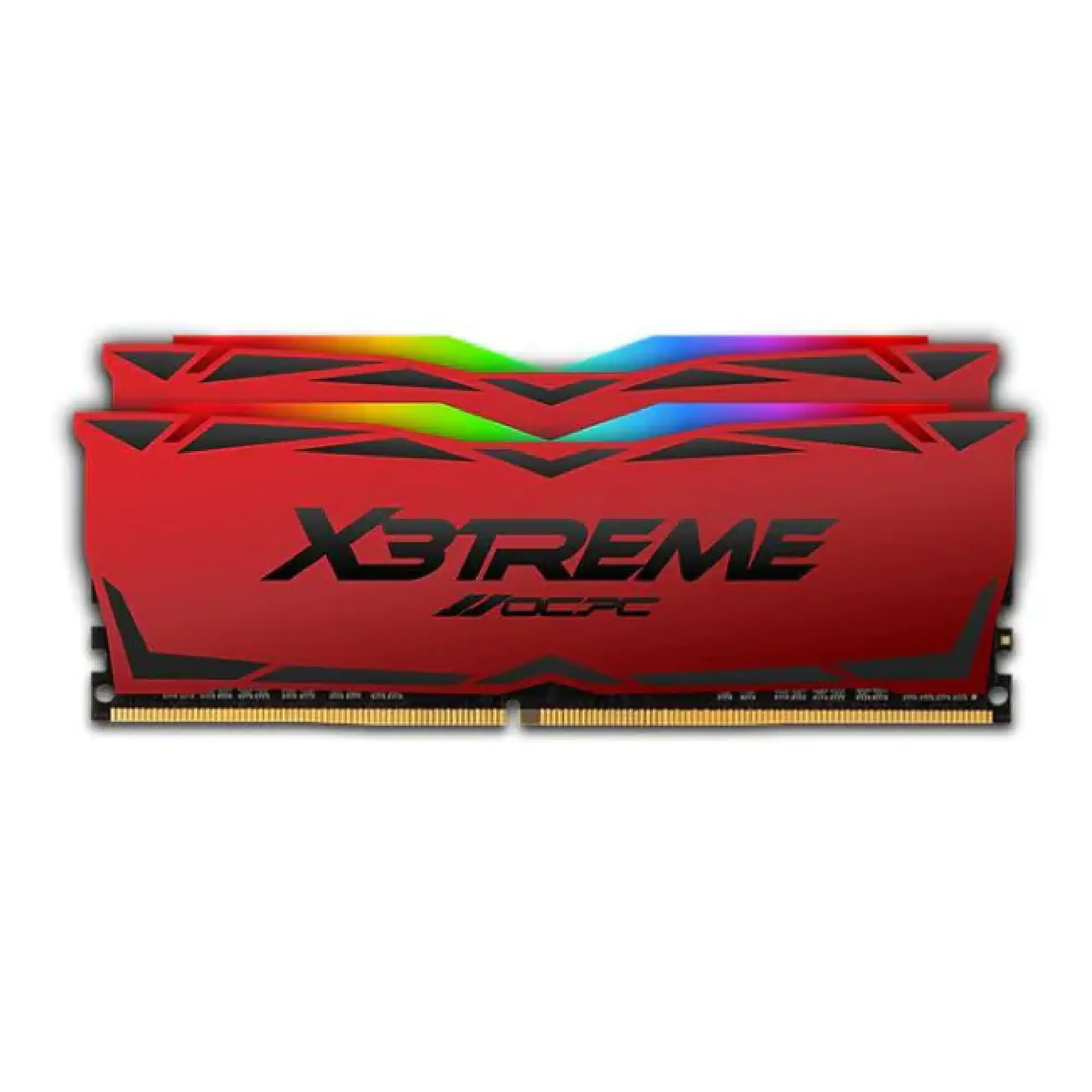 Купить Модуль памяти DDR4 16Gb 3600MHz (2*8Gb) OCPC X3 RGB Red, Kit (MMX3A2K16GD436C18RE) - фото 1