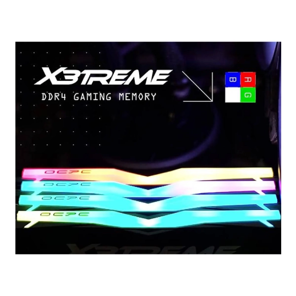 Купить Модуль памяти DDR4 16Gb 4000MHz (2*8Gb) OCPC X3 RGB Black Label, Kit (MMX3A2K16GD440C19BL) - фото 2