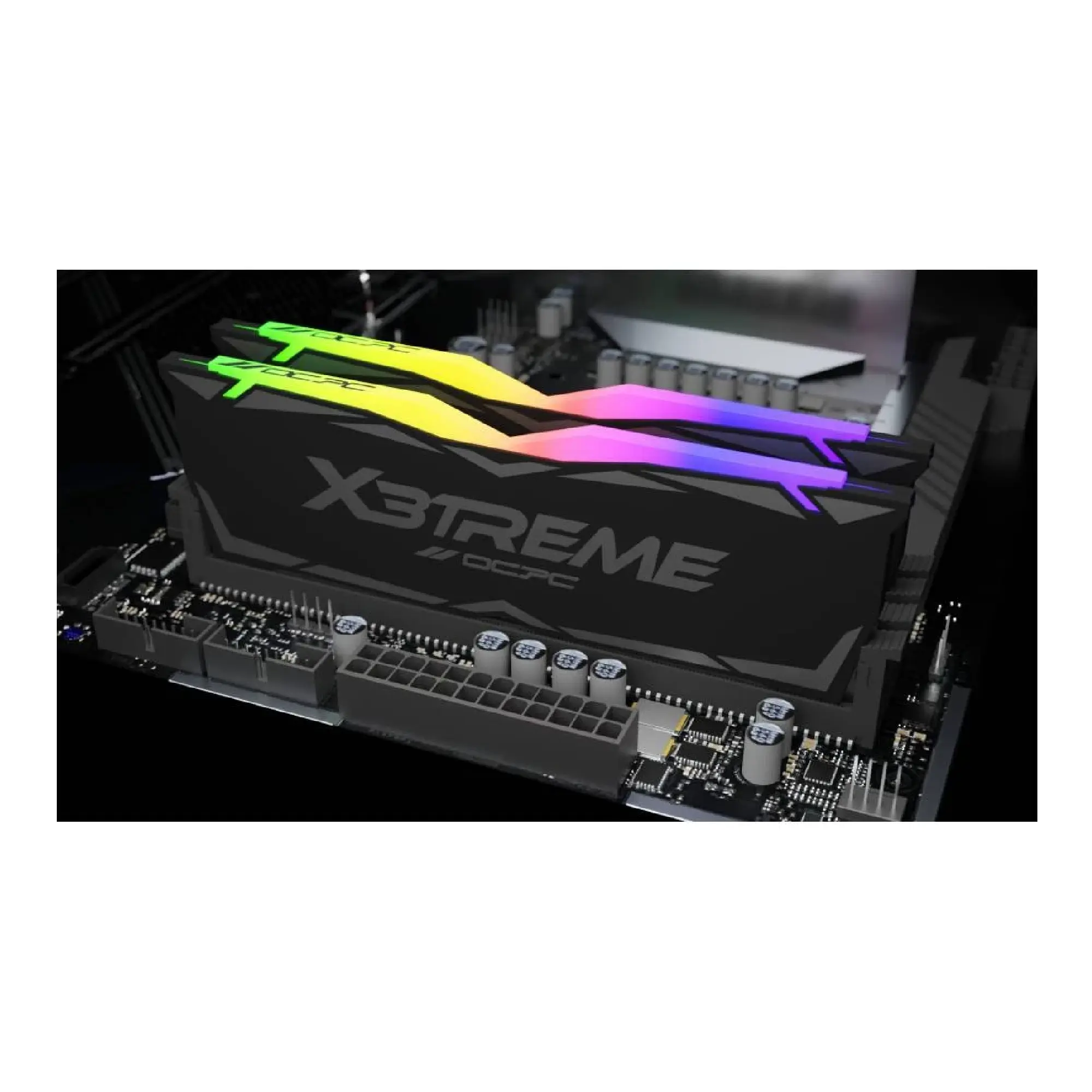 Купить Модуль памяти DDR4 64Gb 3600MHz (2*32Gb) OCPC X3 RGB Black, Kit (MMX3A2K64GD436C18) - фото 4