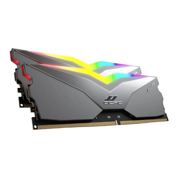 Купить Модуль памяти DDR5 32Gb 6200MHz (2*16Gb) OCPC PISTA RGB C36 Titan, Retail Kit (MMPT2K32GD562C36T) - фото 2