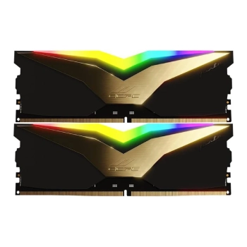 Купить Модуль памяти DDR5 32Gb 6400MHz (2*16Gb) OCPC PISTA RGB C40 Black Label, Retail Kit (MMPT2K32GD564C40BL) - фото 1