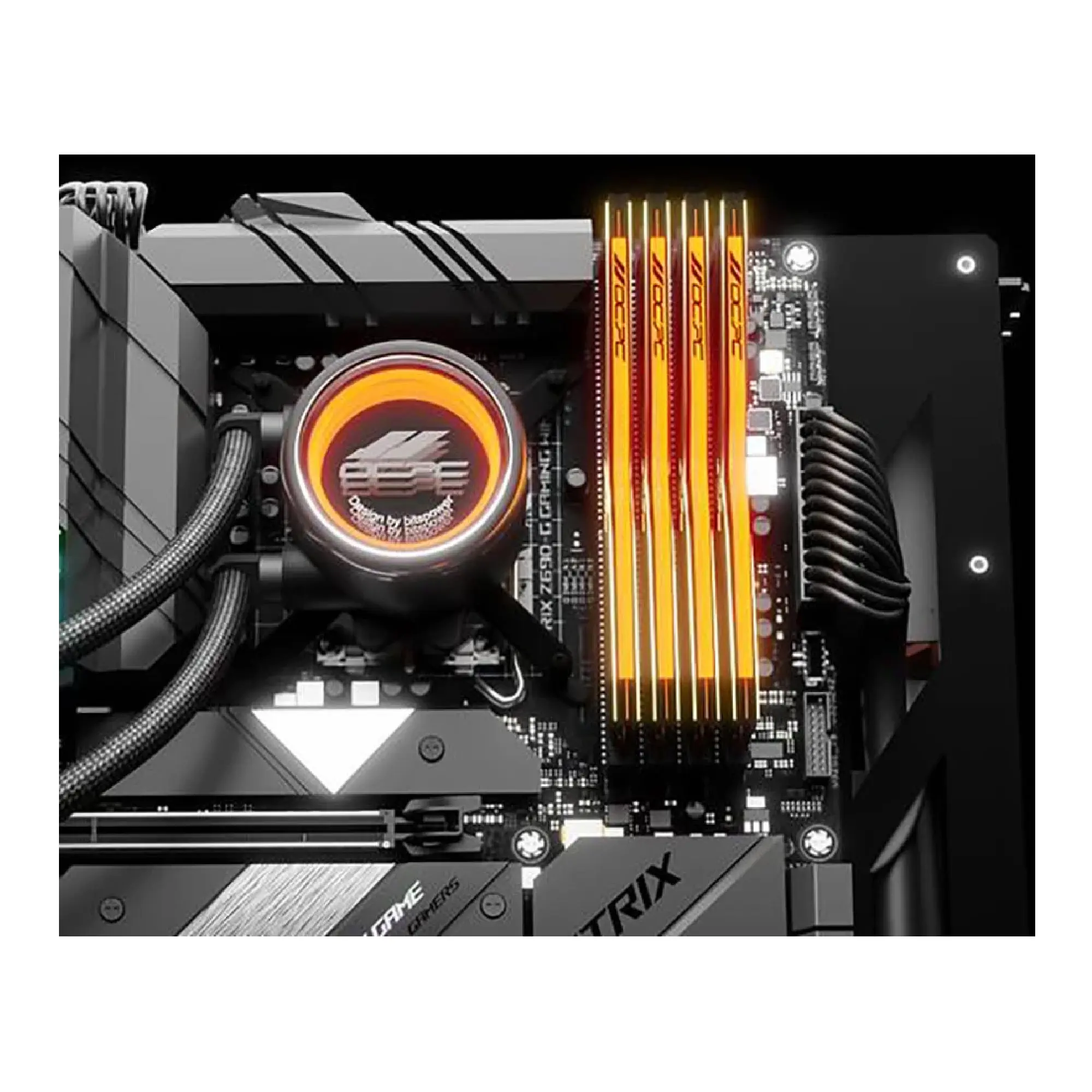 Купить Модуль памяти DDR5 32Gb 6600MHz (2*16Gb) OCPC PISTA RGB C32 Black Label, Retail Kit (MMPT2K32GD566C32BL) - фото 3