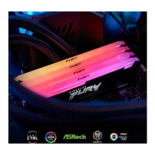 Купить Модуль памяти Kingston FURY Beast RGB Black XMP DDR4-3200 64GB (4x16GB) CL16-18-18 1.35V (KF432C16BB12AK4/64) - фото 5
