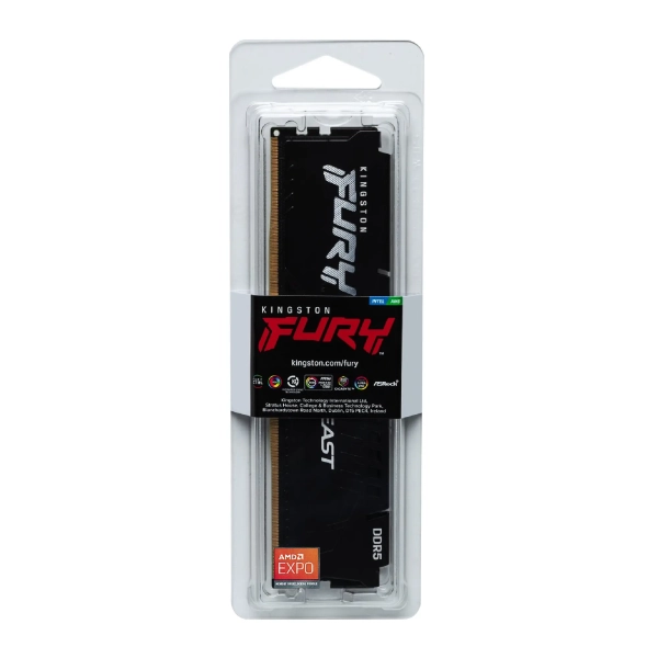 Купить Модуль памяти Kingston FURY Beast Black EXPO DDR5-6800 16GB CL34-45-45 1.4V (KF568C34BBE-16) - фото 5