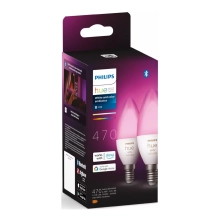 Купить Умная лампа Philips Hue E14 Bluetooth Диммирование 2шт (929002294205) - фото 4
