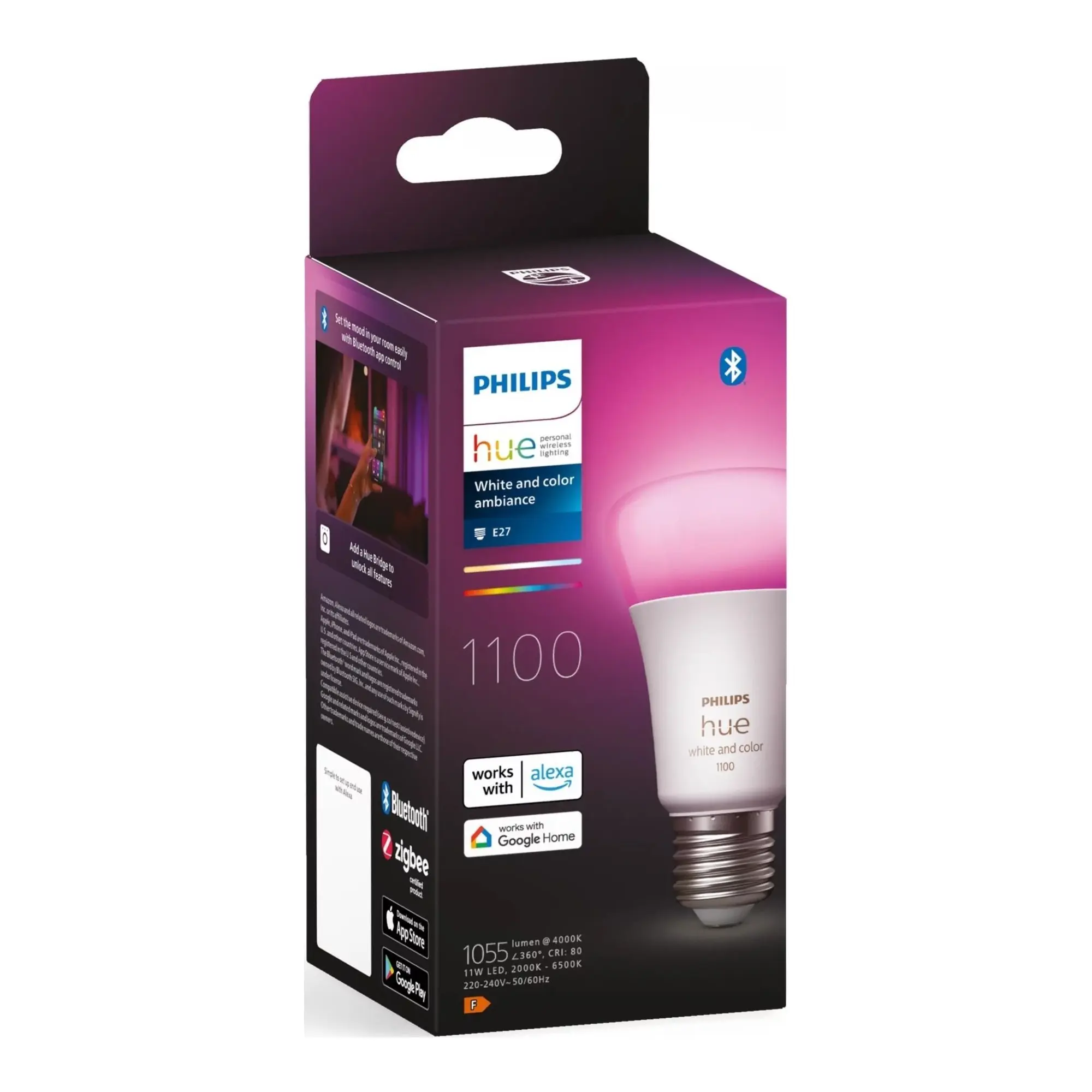 Купить Умная лампа Philips Hue E27 Bluetooth Диммирование (929002468801) - фото 4