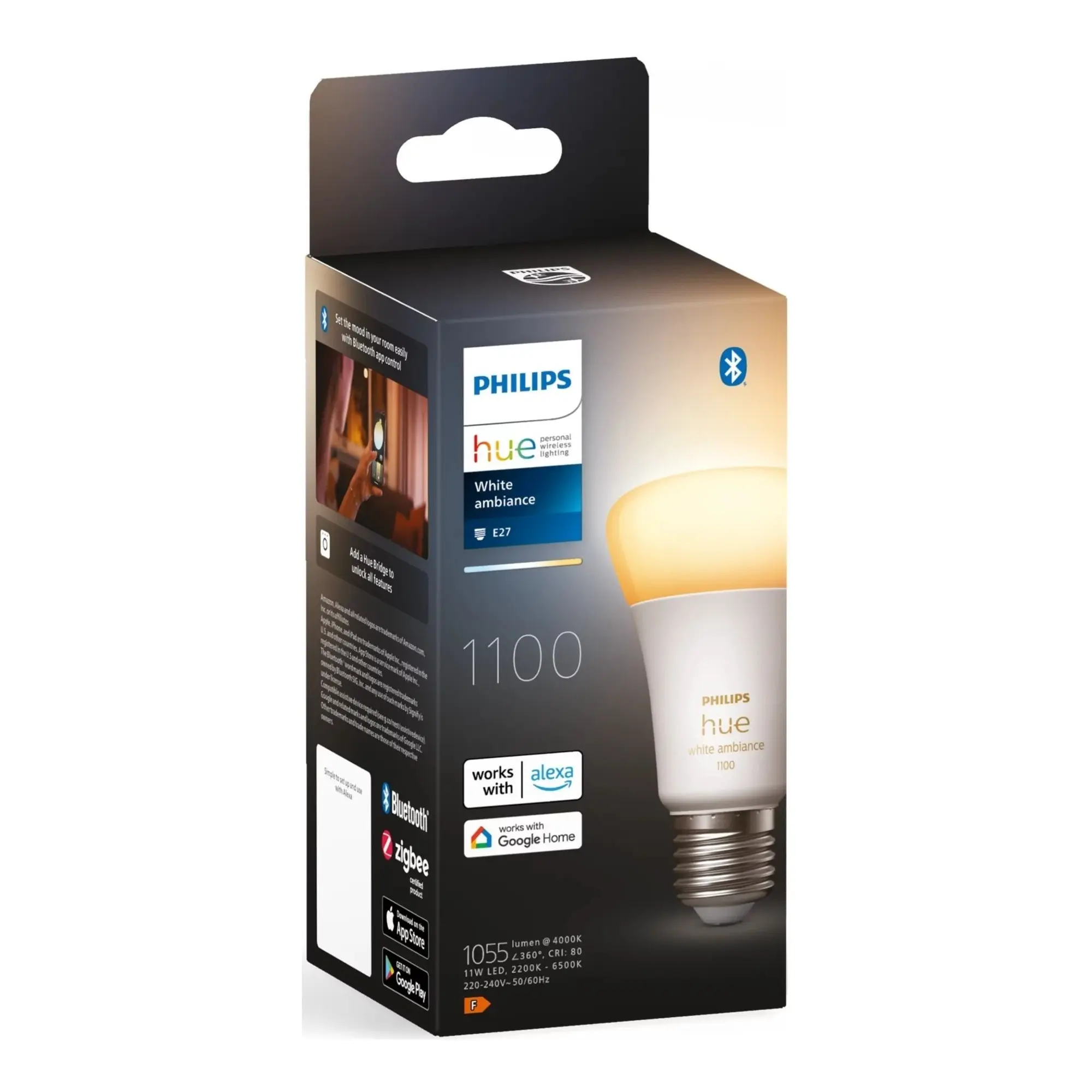 Купити Розумна лампа Philips Hue E27 Bluetooth Димування (929002468401) - фото 4