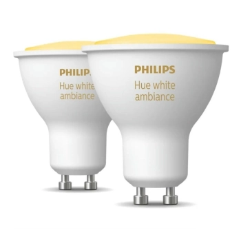 Купить Умная лампа Philips Hue GU10 Bluetooth Диммирование (929001953310) - фото 1