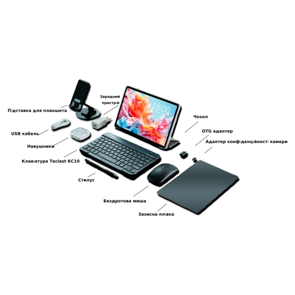Купить Планшет Teclast P30T KIT 4/128GB WiFi Grey (6940709686867) - фото 8