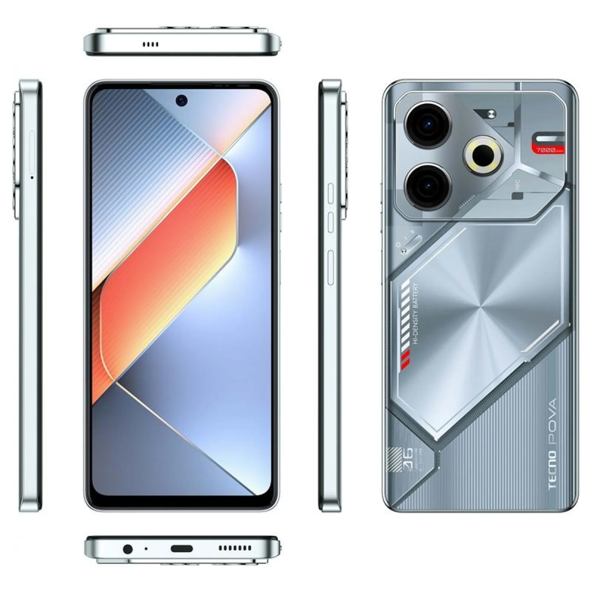 Купить Смартфон Tecno Pova 6 Neo (LI6) 8/256GB (4894947023637) Starry Silver - фото 3