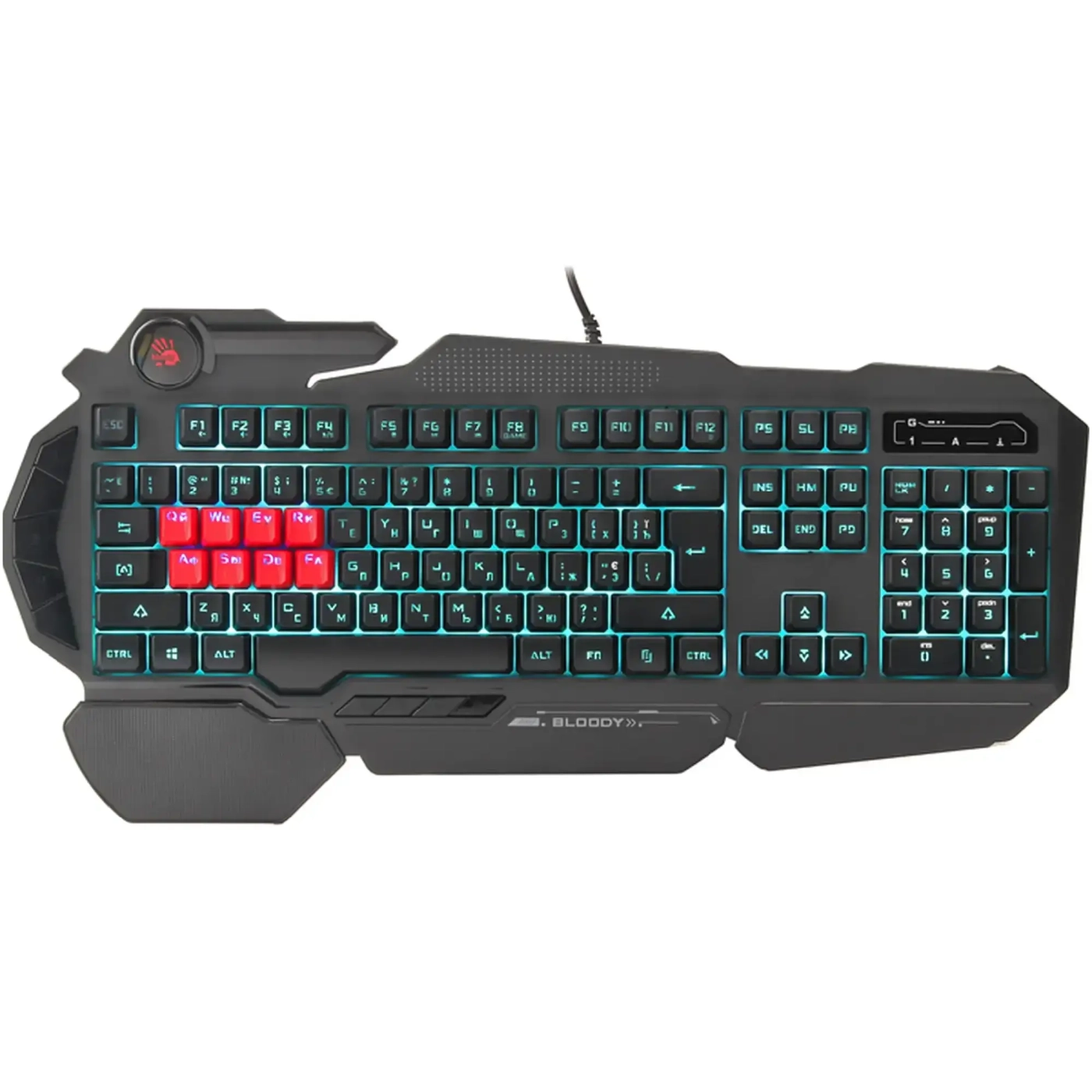 Купить Клавиатура A4Tech B318 Bloody LK Black - фото 1