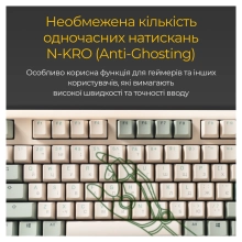 Купити Клавіатура Ducky One 3 Cherry MX Silent Red Matcha Cream UA (DKON2108-SUAPXМАEGGC1) - фото 11