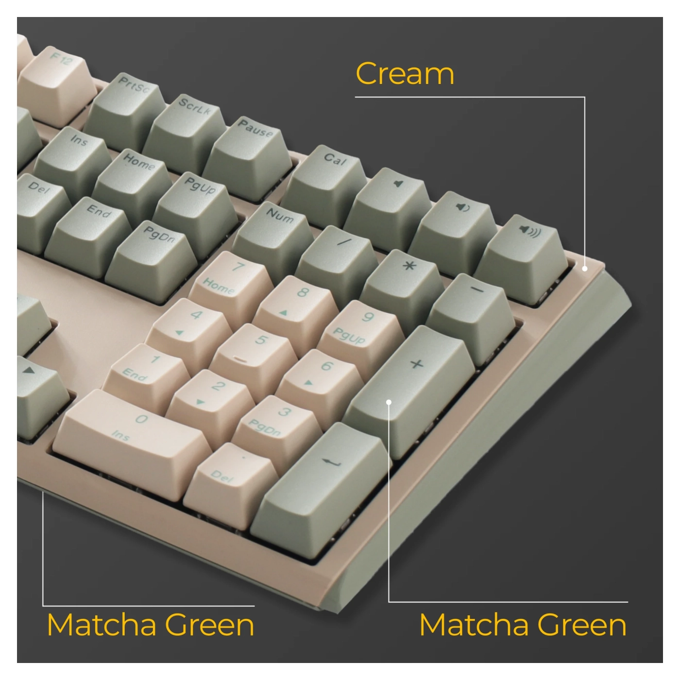 Купити Клавіатура Ducky One 3 Cherry MX Silent Red Matcha Cream UA (DKON2108-SUAPXМАEGGC1) - фото 12