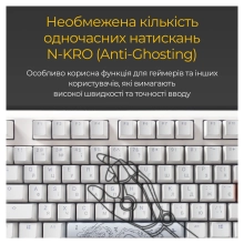 Купить Клавиатура Ducky One 3 Cherry MX Silent Red RGB White UA (DKON2108ST-SUAPXPWWWSC1) - фото 8