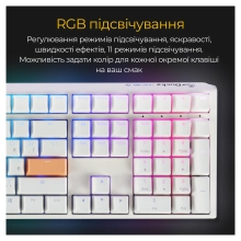 Купить Клавиатура Ducky One 3 Cherry MX Silent Red RGB White UA (DKON2108ST-SUAPXPWWWSC1) - фото 9