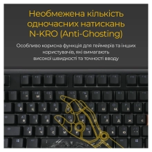 Купити Клавіатура Ducky One 3 Cherry MX Speed ​​Silver RGB Black UA (DKON2108ST-PUAPXCLAWSC1) - фото 8