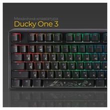 Купити Клавіатура Ducky One 3 Cherry MX Speed ​​Silver RGB Black UA (DKON2108ST-PUAPXCLAWSC1) - фото 11