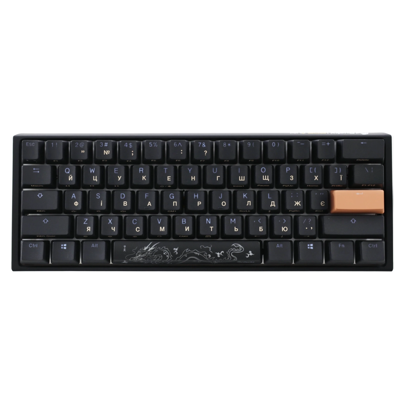 Купить Клавиатура Ducky One 3 Mini Cherry MX Silent Red RGB Black UA (DKON2161ST-SUAPXCLAWSC1) - фото 2