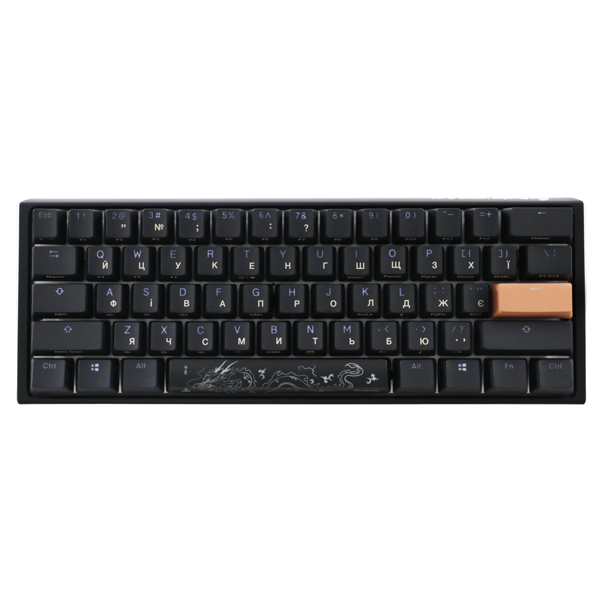 Купить Клавиатура Ducky One 3 Mini Cherry MX Silent Red RGB Black UA (DKON2161ST-SUAPXCLAWSC1) - фото 2