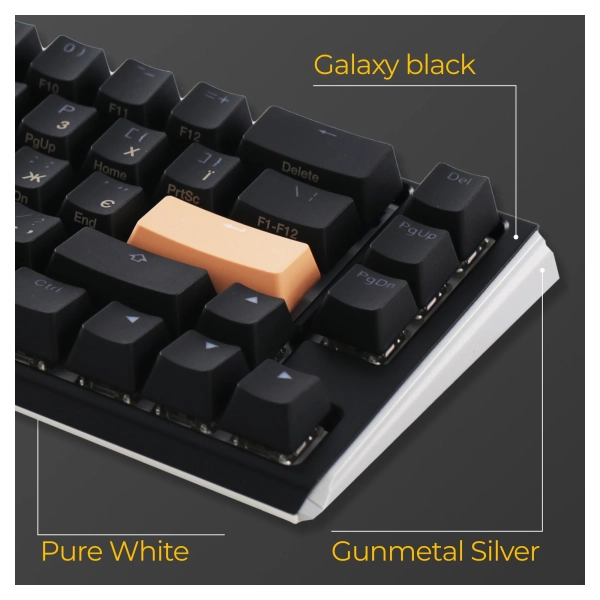 Купить Клавиатура Ducky One 3 Mini Cherry MX Silent Red RGB Black UA (DKON2161ST-SUAPXCLAWSC1) - фото 9