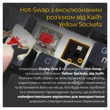 Купить Клавиатура Ducky One 3 Mini Cherry MX Silent Red RGB Black UA (DKON2161ST-SUAPXCLAWSC1) - фото 12