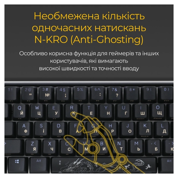 Купить Клавиатура Ducky One 3 Mini Cherry MX Silent Red RGB Black UA (DKON2161ST-SUAPXCLAWSC1) - фото 13