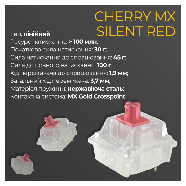 Купить Клавиатура Ducky One 3 Mini Cherry MX Silent Red RGB Black UA (DKON2161ST-SUAPXCLAWSC1) - фото 14