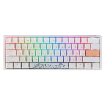 Купити Клавіатура Ducky One 3 Mini Cherry MX Speed ​​Silver RGB White UA (DKON2161ST-PUAPXPWWWSC1) - фото 1