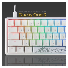 Купити Клавіатура Ducky One 3 Mini Cherry MX Speed ​​Silver RGB White UA (DKON2161ST-PUAPXPWWWSC1) - фото 3