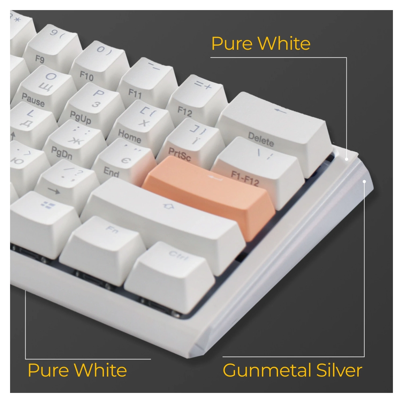 Купити Клавіатура Ducky One 3 Mini Cherry MX Speed ​​Silver RGB White UA (DKON2161ST-PUAPXPWWWSC1) - фото 9