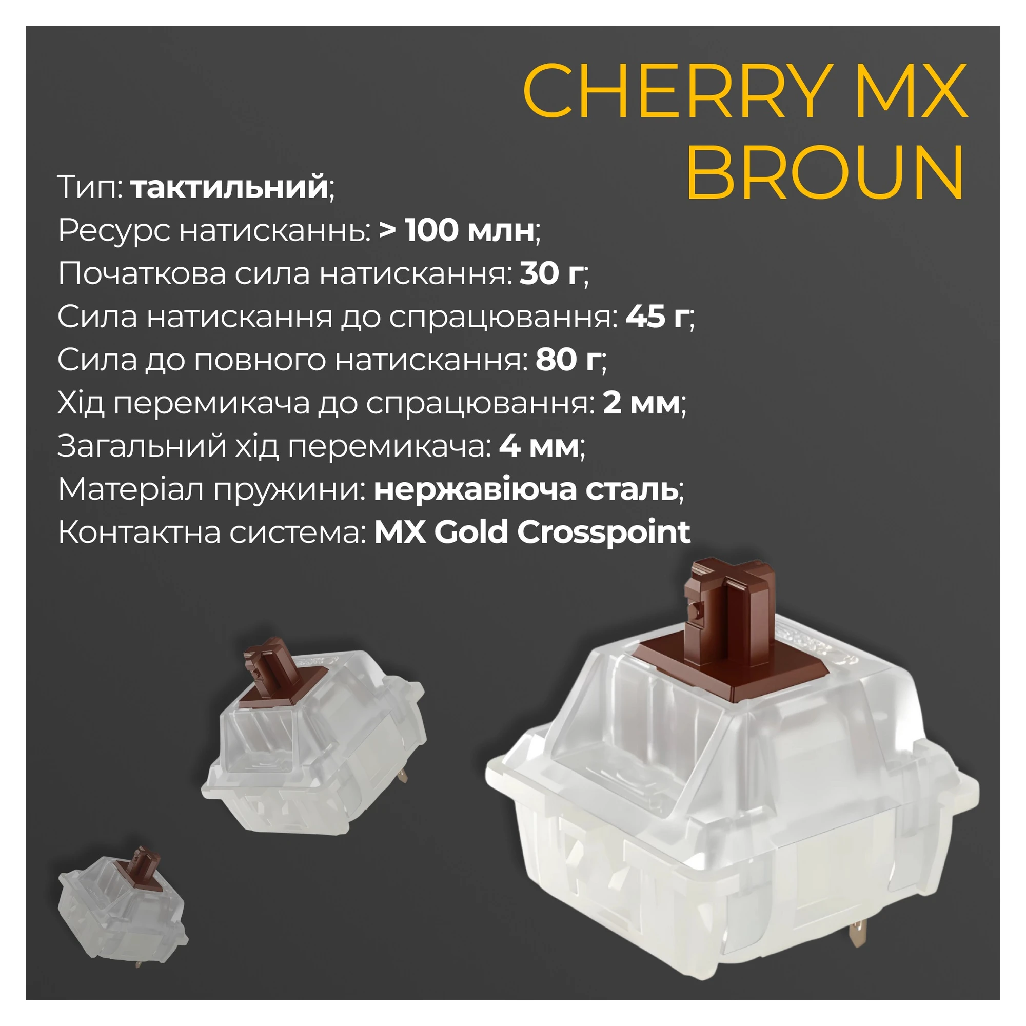 Купити Клавіатура Ducky One 3 SF Cherry MX Brown RGB White UA - фото 6