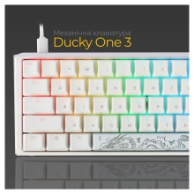 Купити Клавіатура Ducky One 3 SF Cherry MX Brown RGB White UA - фото 11