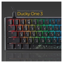 Купить Клавиатура Ducky One 3 SF Cherry MX Red RGB Black UA (DKON2167ST-RUAPXCLAWSC1) - фото 8
