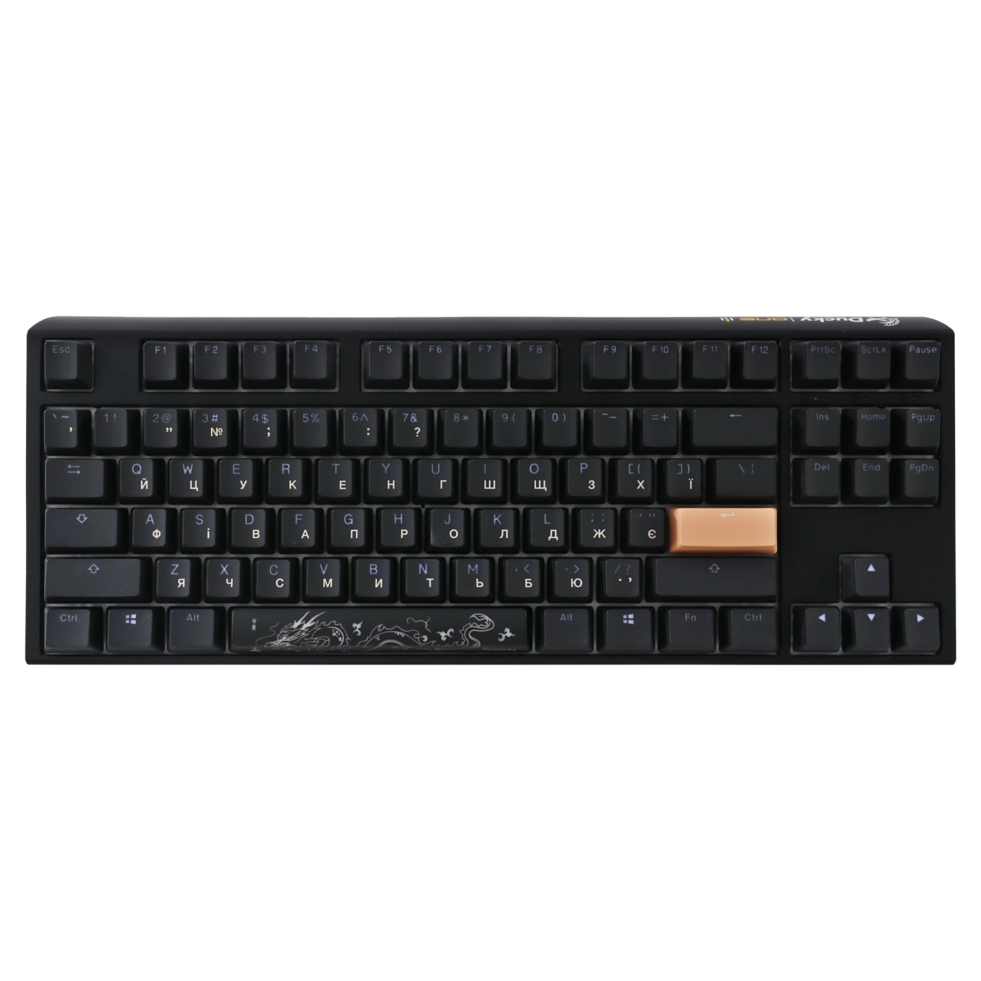 Купить Клавиатура Ducky One 3 TKL Cherry MX Blue RGB Black UA (DKON2187ST-CUAPXCLAWSC1) - фото 2