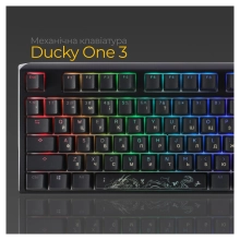 Купити Клавіатура Ducky One 3 TKL Cherry MX Brown RGB Black UA (DKON2187ST-BUAPXCLAWSC1) - фото 3