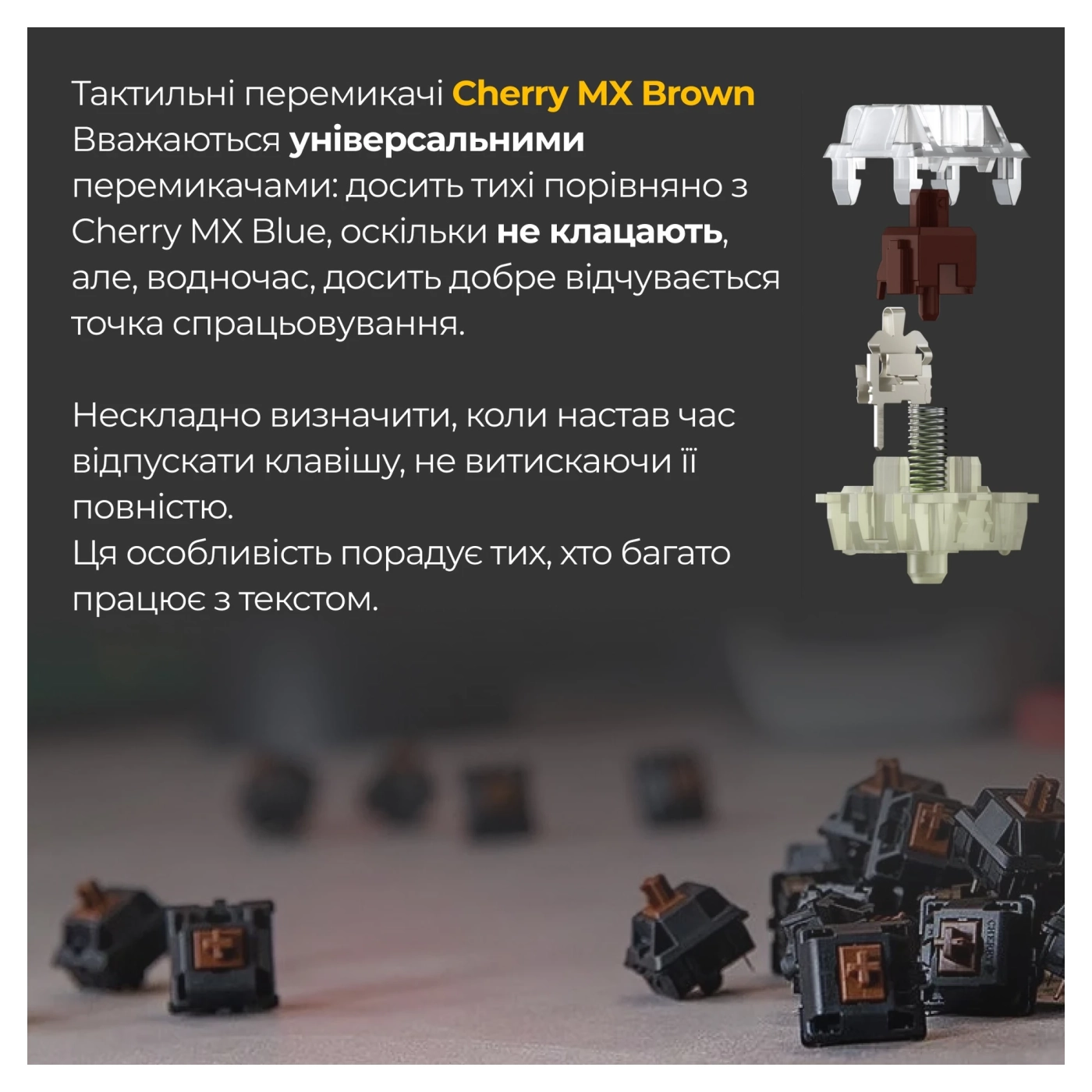 Купити Клавіатура Ducky One 3 TKL Cherry MX Brown RGB Black UA (DKON2187ST-BUAPXCLAWSC1) - фото 14