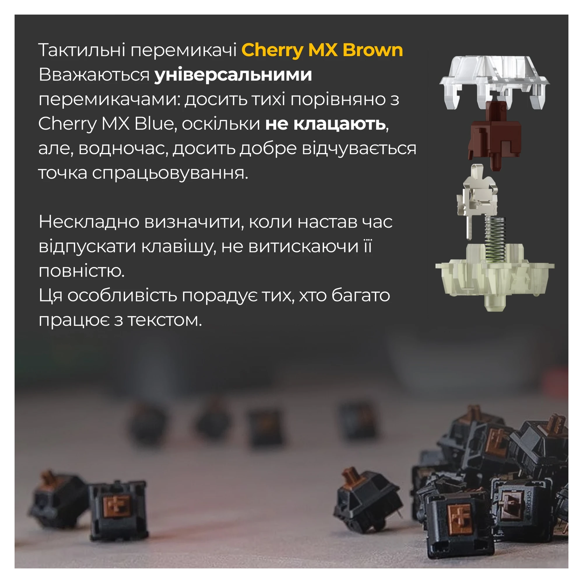Купити Клавіатура Ducky One 3 TKL Cherry MX Brown RGB Black UA (DKON2187ST-BUAPXCLAWSC1) - фото 14