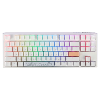Купити Клавіатура Ducky One 3 TKL Cherry MX Brown RGB White UA - фото 1