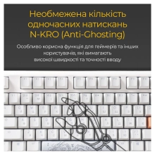 Купить Клавиатура Ducky One 3 TKL Cherry MX Red RGB White UA (DKON2187ST-RUAPXPWWWSC1) - фото 12