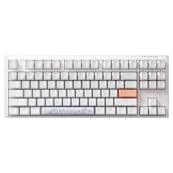 Купить Клавиатура Ducky One 3 TKL Cherry MX Silent Red RGB White UA (DKON2187ST-SUAPXPWWWSC1) - фото 2