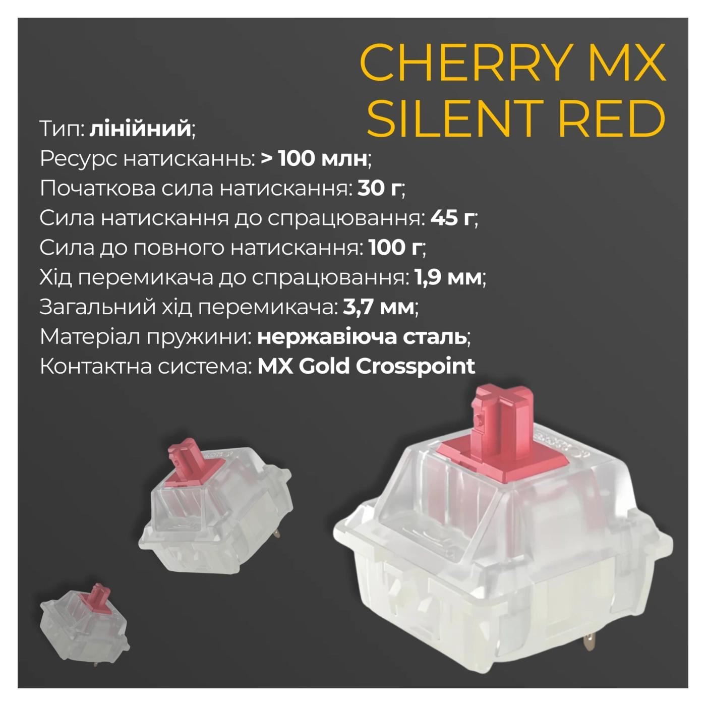 Купить Клавиатура Ducky One 3 TKL Cherry MX Silent Red RGB White UA (DKON2187ST-SUAPXPWWWSC1) - фото 7