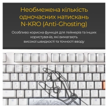 Купить Клавиатура Ducky One 3 TKL Cherry MX Silent Red RGB White UA (DKON2187ST-SUAPXPWWWSC1) - фото 8