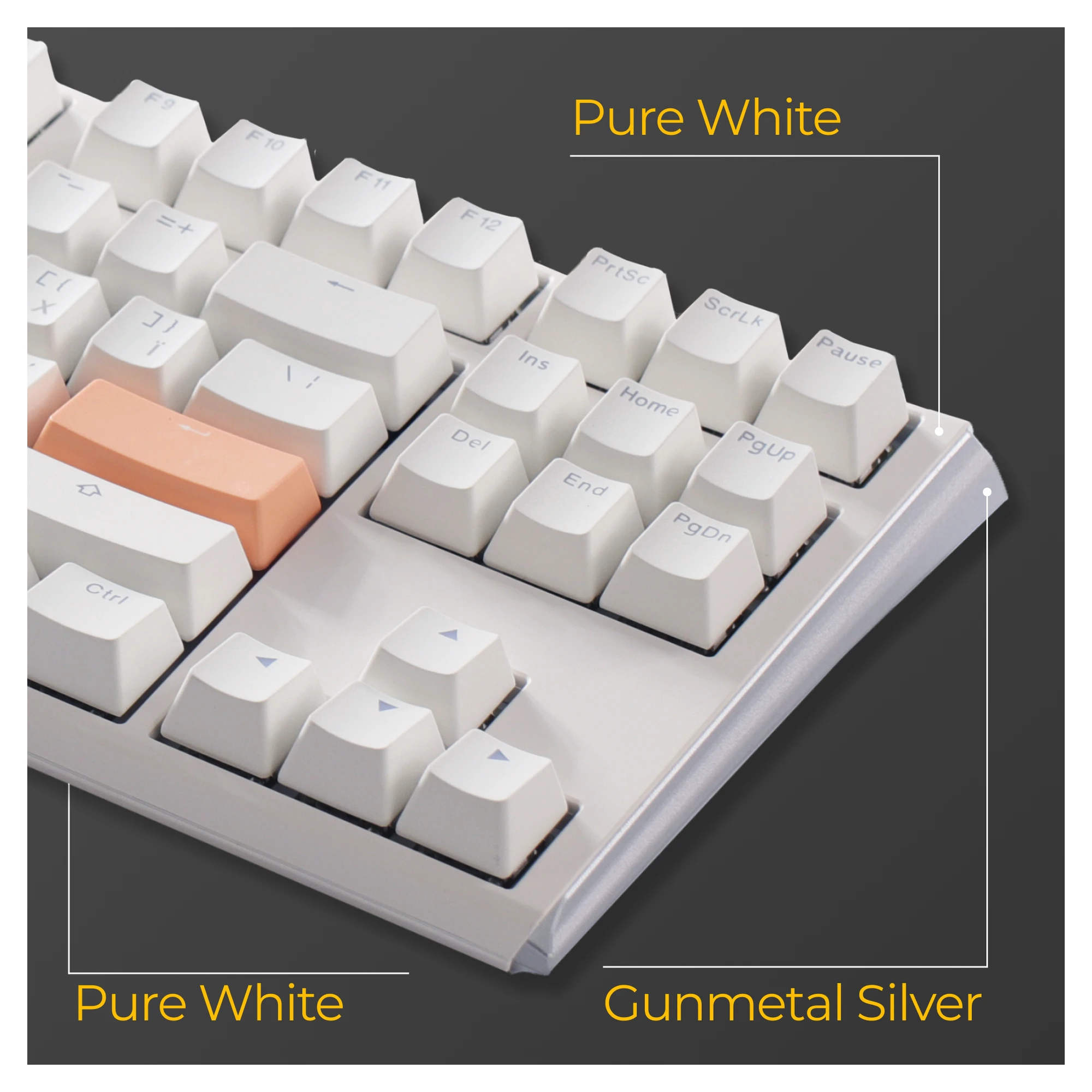 Купить Клавиатура Ducky One 3 TKL Cherry MX Silent Red RGB White UA (DKON2187ST-SUAPXPWWWSC1) - фото 10