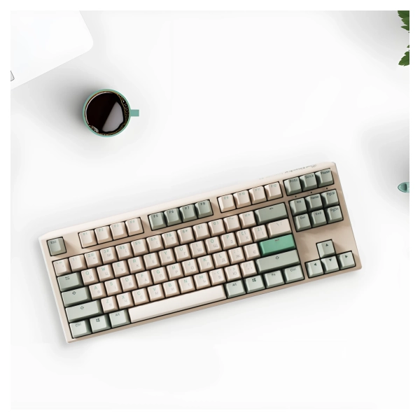 Купить Клавиатура Ducky One 3 TKL Cherry MX Speed Silver Matcha Cream UA (DKON2187-PUAPXМAEGGC1) - фото 6