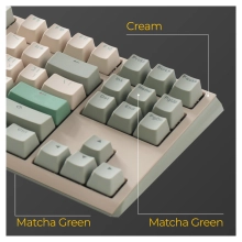 Купить Клавиатура Ducky One 3 TKL Cherry MX Speed Silver Matcha Cream UA (DKON2187-PUAPXМAEGGC1) - фото 13